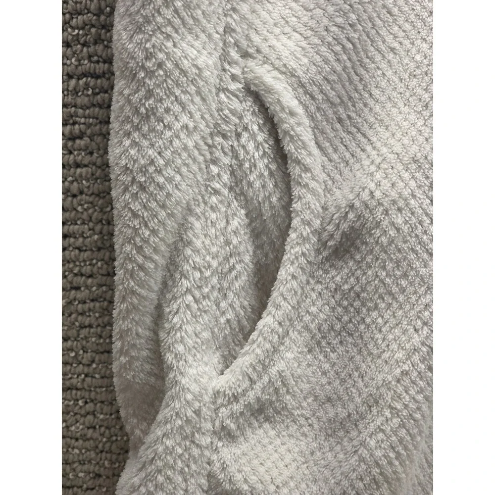 Patagonia‎ Womens Re-Tool Snap-T Pullover White Polartec Fleece Jacket Large